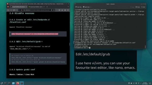 Howto Install NVIDIA Drivers on Debian 12 Bookworm [550.40.07 / 545.29.06 / 535.154.05 / 470.223.02