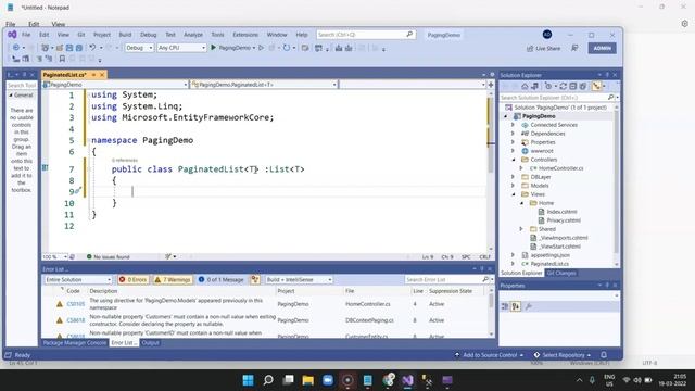 How to Implement Paging in ASP.NET Core смотреть онлайн