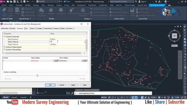 How to Create Contour Surface using Civil 3D смотреть онлайн