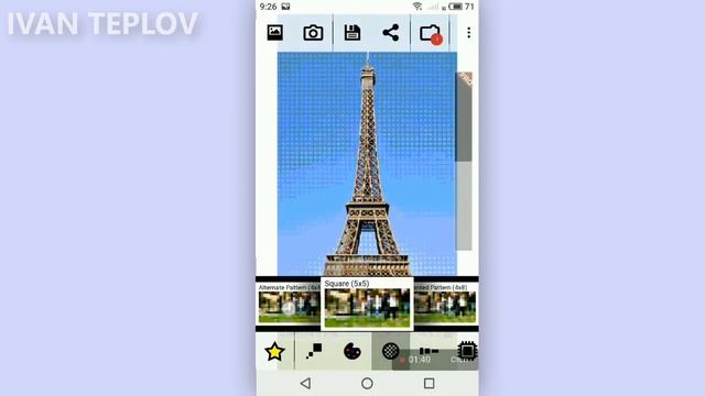 Как создать пиксельное изображение (пиксель арт) за 2 минуты на андроид | 8-bit photo lab смотреть онлайн