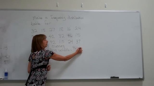 Frequency Distribution, finding the class width смотреть онлайн