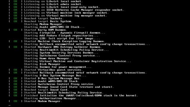 Remove Windows and Install Fedora using flash drive смотреть онлайн