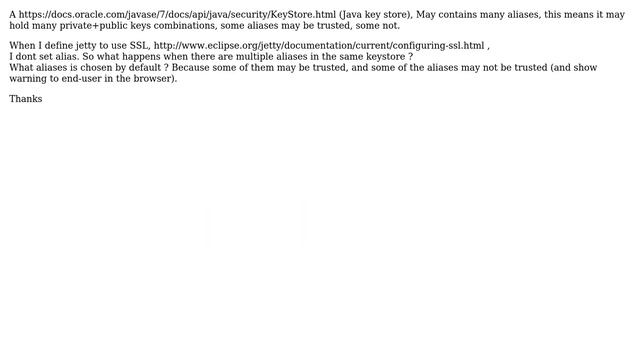 DevOps & SysAdmins: java keystore with multiple aliases on apache смотреть онлайн