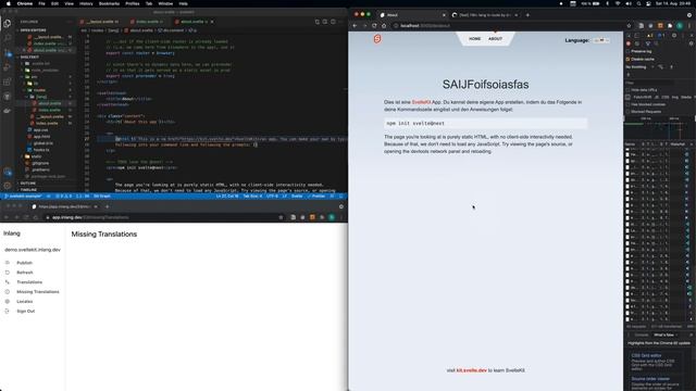 Proof of concept Svelte Kit internationalization/translation смотреть онлайн