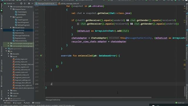 Android Kotlin Chat App with Firebase - Display ChatList & Total unRead Messages on Chats Fragment смотреть онлайн