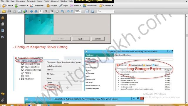 2 Kaspersky server installation & configuration смотреть онлайн