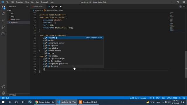Create a Contact Us Section in HTML, CSS and Bootstrap смотреть онлайн