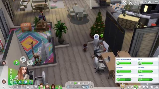 Новый год, рождение малышки и ногое другое | Династия в Симс 4 | Legacy Challenge The Sims 4 #20 смотреть онлайн