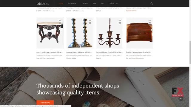 OldUnit. - Antique Store Shopify Theme TMT | Free Template Jaydon Je смотреть онлайн