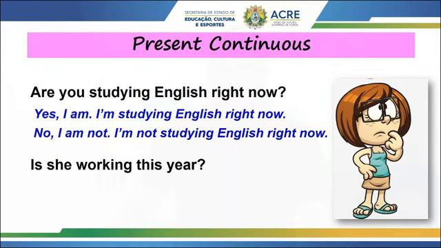 Module 3 - Class 04: Simple Present X Present Continuous (Teacher Aurivan) смотреть онлайн