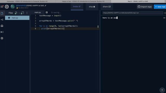 Python Demo 1 - Happy or Sad - Using the Split Function to Analyze a List смотреть онлайн