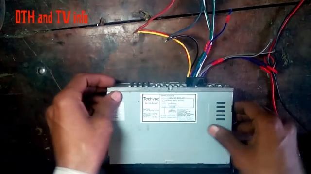 CAR -USB/MP3/FM/PAYER WIRING DIAGRAM BACK-MAIN UNIT Part 1 (Hindi) (हिन्दी) कार टेप कनेशन वाईरीग смотреть онлайн