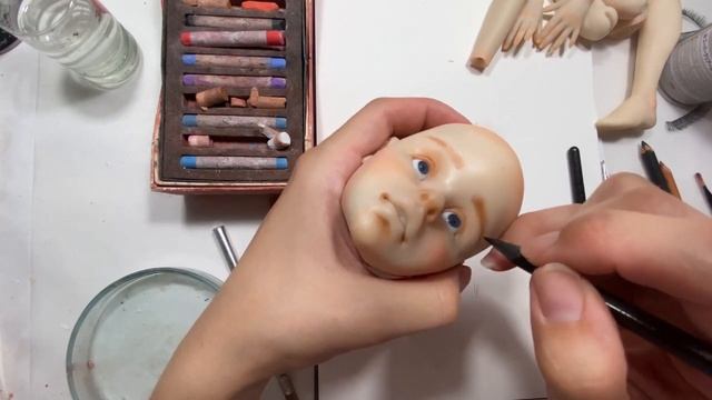 Алиса. Лепим полушарнирную куклу. Роспись 5_7 ???.mp4