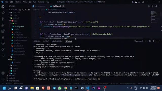 Create Flutter Android release APK build or appbundle Form VS code in windows смотреть онлайн