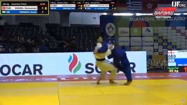 Супер схватки в исполнение чемпиона мира по дзюдо среди молодежи Эмомали Нуралиев! смотреть онлайн