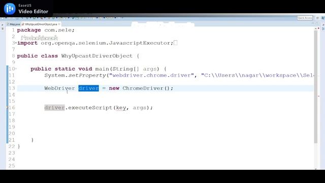 Why do we Downcast WebDriver object while calling JavaScriptExecutor in Selenium WebDriver смотреть онлайн