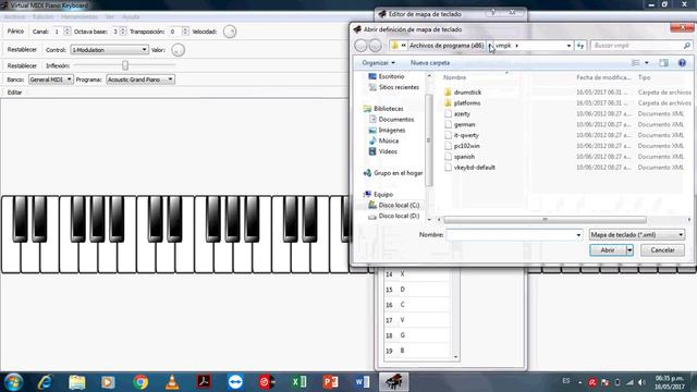 Instalación VMPK PIANO (Virtual MIDI Piano Keyboard) For WINDOWS - Makey Makey смотреть онлайн