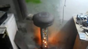 Печка на отработанном масле в работе Отопление моего гаража