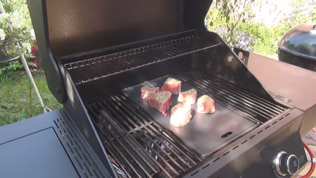 ЧЕСНОЧНЫЕ ГРЕНКИ И МОЗГОВЫЕ КОСТОЧКИ НА ПЛАНЧЕ В ГАЗОВОМ ГРИЛЕ PRIMELINER!) ТОП ЗАКУСКА!) смотреть онлайн