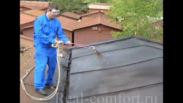 Ремонт крыши гаража своими руками смотреть онлайн