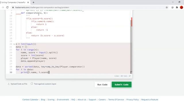 Sorting Comparator Hackerrank Solution Python in Tamil | Programming in Tamil смотреть онлайн