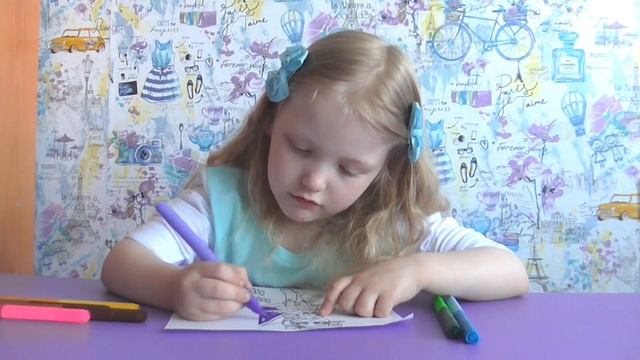 3 маркера челлендж с мамой. 3 marker challenge. Рисуем Рарити смотреть онлайн