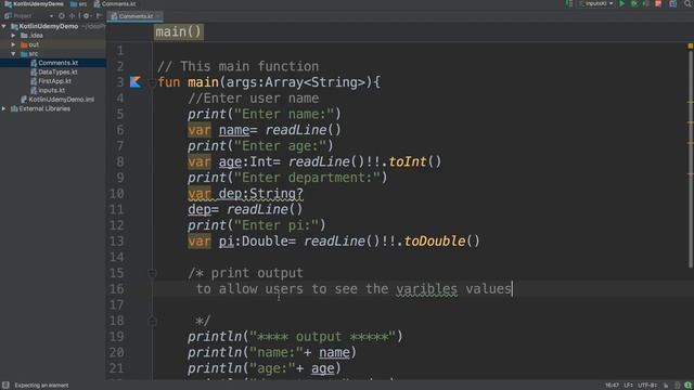 09. Adding Comments in Kotlin, way to cmnts смотреть онлайн