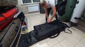 Лодка гладиатор  B 330 AL распаковка