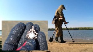 На этом пляже с металлоискателем я ещё не был. Находки ЕСТЬ! Коп на пляже. Пляжный поиск.