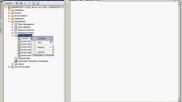 Understanding and Optimizing the SQL Server Error Logs смотреть онлайн