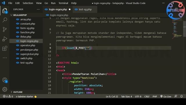 NGOPI Pemrograman PHP #20 Regular Expression(Regex) смотреть онлайн