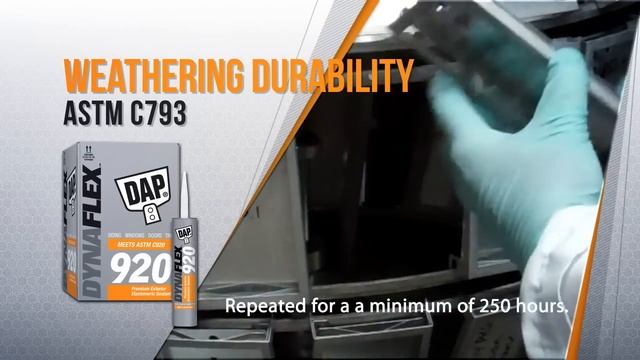 What Is the ASTM C793 Weathering Durability Test for DAP DYNAFLEX 920? смотреть онлайн