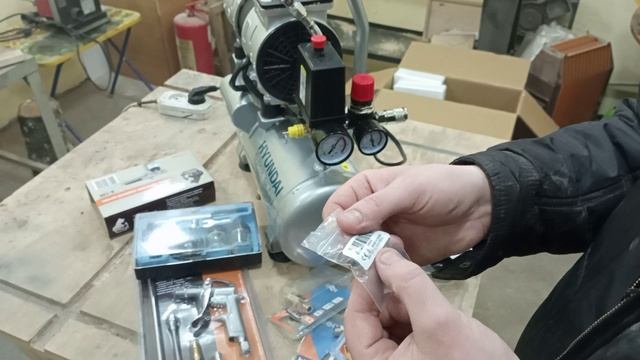 Безмасляный компрессор hyundai часть первая. смотреть онлайн