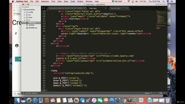 Curso CRUD PHP & MYSQL Desde Cero 2023 (Clase #3 Conectar Base de datos MySQL Y PHP) смотреть онлайн