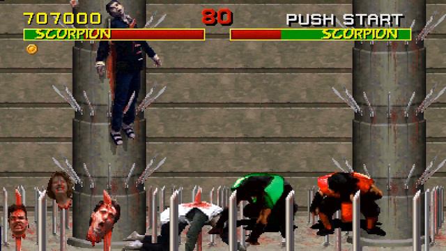 Mortal Kombat 1 Arcade - Secret Ermac vs. Reptile Fight смотреть онлайн