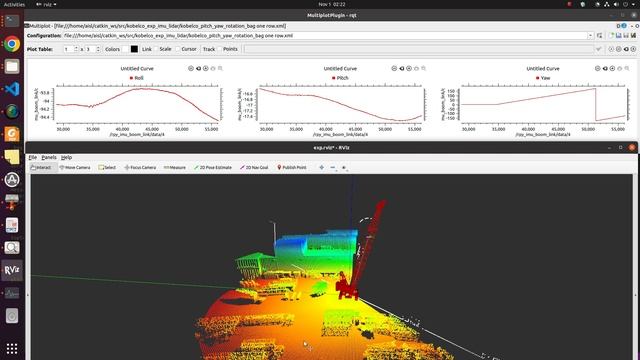3D Point Cloud Mapping and Crane Boom Rotation: Fusion of 2D LiDAR and IMU Data смотреть онлайн