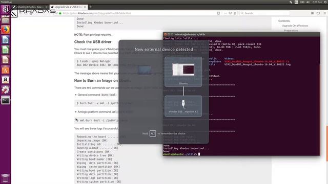 VIM2 - Upgrade Firmware Using USB-C Cable (Ubuntu 16.04) смотреть онлайн