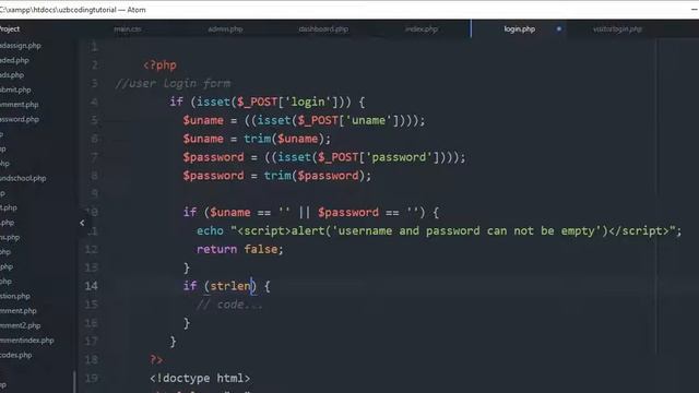 how to create login form with bootstrap, php and mysql database смотреть онлайн