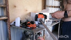 Триммер бензиновый с Aliexpress "Рысь БТР-56 ПР"