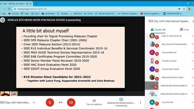 IEEE Day with International Speakers Webinar-Part 01 смотреть онлайн