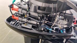 Лодочный мотор Gladiator 9.9FHS первый спуск на воду