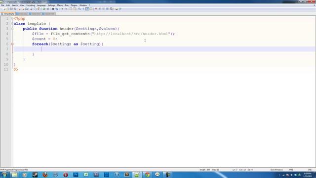 PHP Template System смотреть онлайн