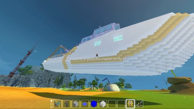 Making a Floating Boat Using the Buoyancy Mod! (Scrap Mechanic #296) смотреть онлайн