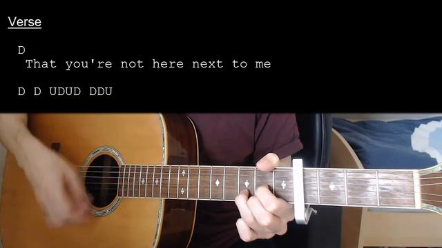 Maroon 5 - Payphone EASY Guitar Tutorial With Chords / Lyrics смотреть онлайн