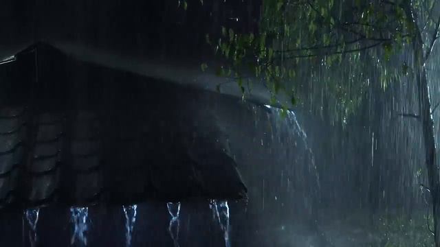 Звуки дождя с грозой. Гарантировано уснете за 13 минут.
