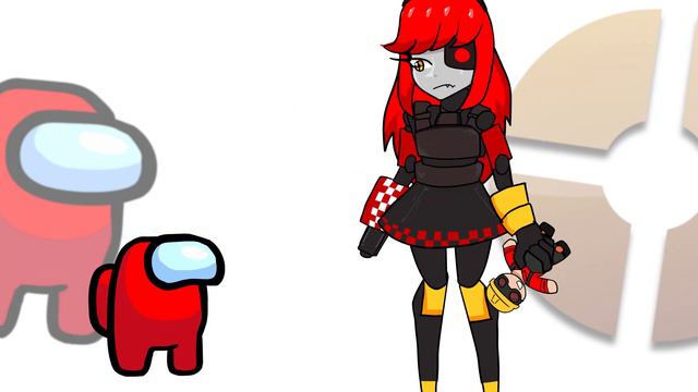 Mini Crewmate Kills Mimi Sentry from Team Fortress 2 | Among Us смотреть онлайн