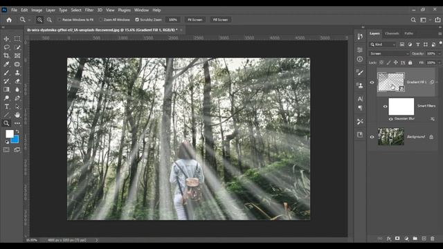 Sun Rays Effect in Photoshop - in- MM Photoshop - YouTube смотреть онлайн