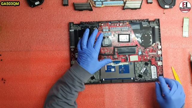 How To Replace Keyboard ASUS ROG Zephyrus G15 Model GA503QM / Disassembly And Assembly смотреть онлайн