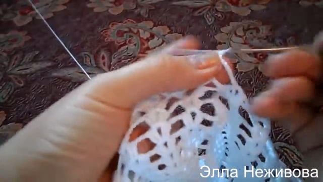 КАК СВЯЗАТЬ ЛЕТНИЙ БЕРЕТ КРЮЧКОМ! 3 часть! Мастер класс от Эллы Неживовой. смотреть онлайн