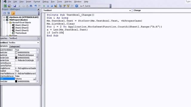 MS Excell Listbox Search By Textbox VBA смотреть онлайн